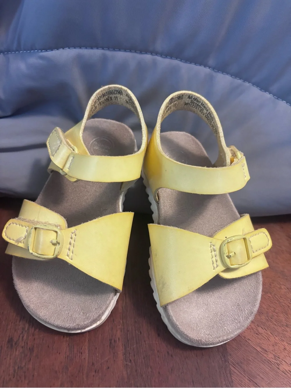Kids 4C sandals bundle.  Multi-Color Strap Sandals - White, Yellow, Orange, Pink